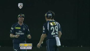 Match 6 CSK vs DC – Raina's Wicket