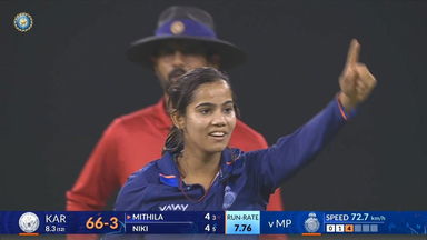 Senior Women's T20 Trophy 2025, Madhya Pradesh vs Karnataka: Vaishnavi Sharma shines again with 3/10