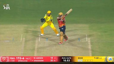 IPL 2025 M22: PBKS vs CSK - Shashank Singh Six
