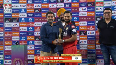 IPL 2025 Q1: PBKS vs RCB - Player of the Match - Suyash Sharma