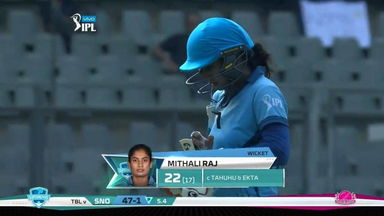 Trailblazers vs Supernovas –  Mithali Raj Wicket