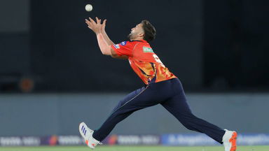 Big wicket. Fantastic catch: Omarzai does it all by himself