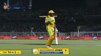 IPL 2025 M57: KKR vs CSK - Ravichandaran Ashwin Wicket