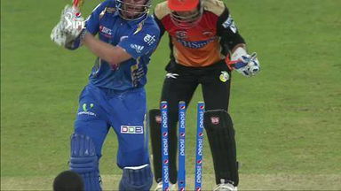 M20: MI vs SRH –  Ben Dunk Wicket
