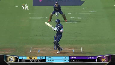 M35: KKR vs GT – Hardik Pandya Six