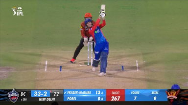 M35: DC vs SRH – Jake Fraser-McGurk Six