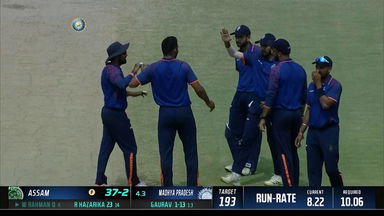 Syed Mushtaq Ali Trophy 2022: Assam vs Madhya Pradesh:  Fall of Wickets