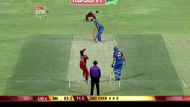 M4: MI vs LIO – Rohit Sharma six