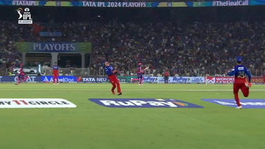 Eliminator: RR vs RCB – Shimron Hetmyer Wicket