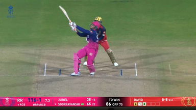 IPL 2026 M16: RR vs RCB - Vaibhav Sooryavanshi Six