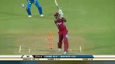 1ST ODI: IND vs WI – Darren Sammy Six