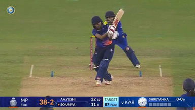 Senior Women's T20 Trophy 2025, Madhya Pradesh vs Karnataka: Soumya Tiwari takes Madhya Pradesh past finish line with crucial 44*(31)