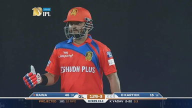 M3: GL vs KKR – Suresh Raina 68*