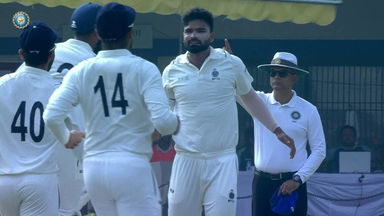 Ranji Trophy 2024/25, Madhya Pradesh vs Karnataka: Karnataka 1st Innings Fall of Wickets