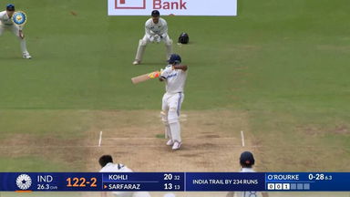 IND vs NZ 2024, 1ST Test: Sarfaraz Khan Six