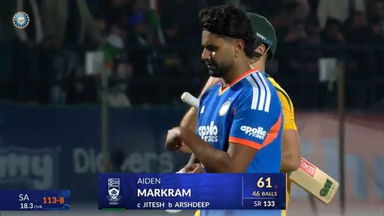 IND vs SA 2025, 3rd T20I: Aiden Markram Wicket
