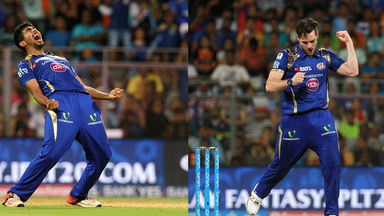 M29: RPS vs MI – Mitchell McClenaghan & Jasprit Bumrah Interview