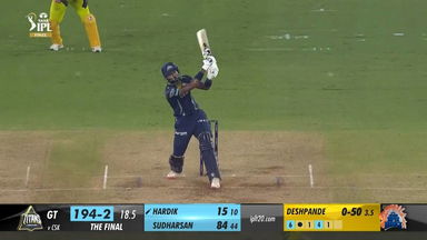 Final: CSK vs GT – Hardik Pandya Six