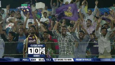 M10: KKR vs PER –  Yusuf Pathan Six