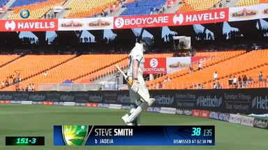 IND vs  AUS 2023, 4th Test: Steven Smith  Wicket