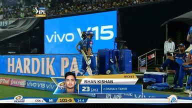 Final: MI vs CSK – Ishan Kishan Wicket