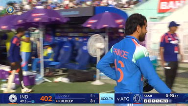 IND vs AFG 2026, 2nd ODI: Prince Yadav Wicket