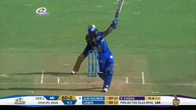 M37: MI vs KKR – Suryakumar Yadav Six