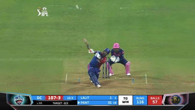 M34: DC vs RR – Rishabh Pant Six