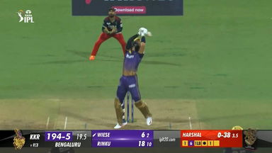 M36: RCB vs KKR – David Wiese Six
