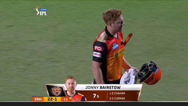 M23: CSK vs SRH – Jonny Bairstow Wicket