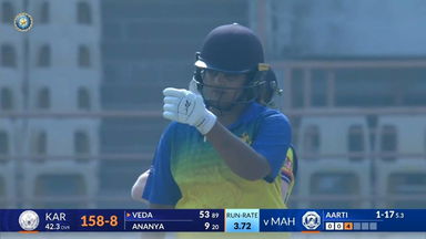 Senior Womens One Day Trophy 2024 PQF1, Karnataka vs Maharashtra: Captain Veda Krishnamurthy's fighting knock of 68(101)