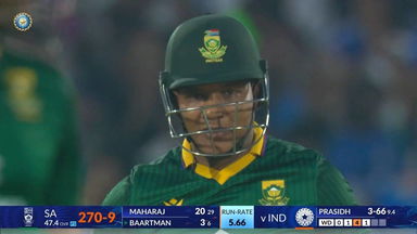 IND vs SA 2025, 3rd ODI: Ottniel Baartman Wicket