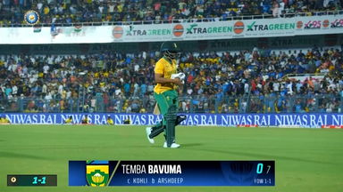 IND vs SA 2022, 2ND T20I: Temba Bavuma Wicket