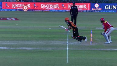 M46: KXIP vs SRH – David Warner Wicket