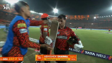 IPL 2025 M27: SRH vs PBKS - Abhishek Sharma Wicket