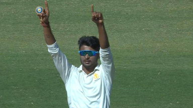 Ranji Trophy QF - KAR vs MUM: K Gowtham's 6-wicket haul (2nd innings)