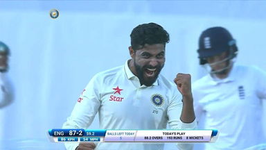 IND vs ENG 2016 - 2nd Test, day 4 : Alastair Cook Wicket