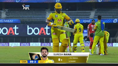 M08: PBKS vs CSK  –Suresh Raina Wicket