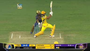 Final: CSK vs KKR – Ruturaj Gaikwad Six