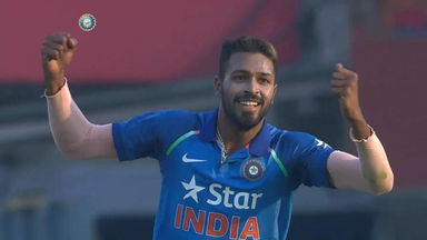 Hardik Pandya's effective 3-wicket haul