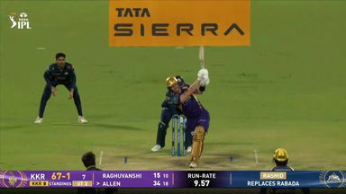 IPL 2026 M60: KKR vs GT - Finn Allen Six