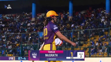 Wicket: Match 11, Mumbai Indians vs UP Warriorz, WPL 2025: Tahlia McGrath Wicket