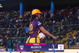 Wicket: Match 11, Mumbai Indians vs UP Warriorz, WPL 2025: Tahlia McGrath Wicket