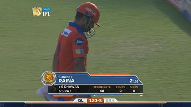 M53: GL vs SRH – Suresh Raina Wicket