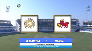 Ranji Trophy 2019-20: Saurashtra vs Mumbai - Day 1 Highlights
