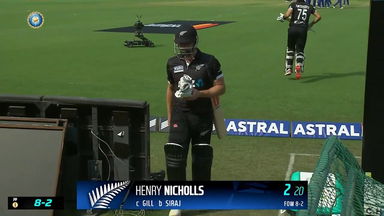 IND vs  NZ 2023, 2ND ODI: Henry Nicholls  Wicket