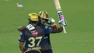Nitish Rana pulverizes KXIP bowling attack