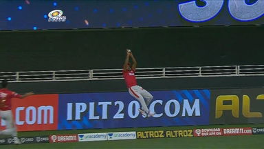 Mayank Agarwal's basketball save