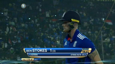 IND vs ENG 2017, 2nd ODI : Ben Stokes Wicket