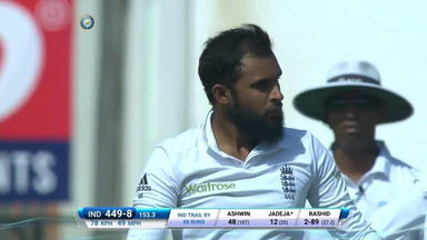 IND vs ENG 2016,  1st Test : Adil Rashid's 4/114